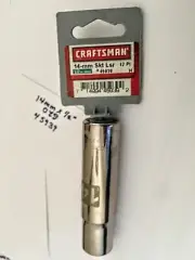 Craftsman 14mm x 1/2" Dr Deep Socket - 12 Pt - G2D 45939 - Made in USA
