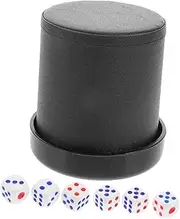 ibasenice Soundproof Dice Cup with Stand Noise-reducing Dice Shaker for Ktv Bar Games