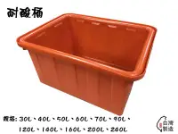 在飛比找Yahoo!奇摩拍賣優惠-240L-耐酸桶/方型塑膠桶/普力桶/耐衝擊普力桶/橘桶/方
