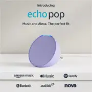 Amazon Purple Echo Pop Smart Assistant Wifi FullSound Compact Speaker With Alexa
