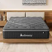 Siena Mattress 35cm Bamboo Charcoal Fabric Plush Euro Top 7 Zone Hybrid Pocket Spring System Memory Foam Enhanced Edge Support Breathable Medium Firm King