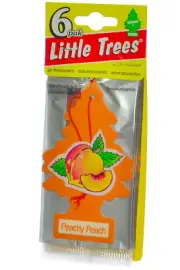 Little Trees Cardboard Hanging Car, Home & Office Air Freshener, Peachy peach -6