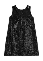 Balmain Kids Bow-embellished Sequin Dress (12-14 Years) - Black - 12YR (12 Years) 12YR (12 years)