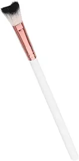 TOVINANNA Fish Tail Brush Highlighter Blush Brush Foundation Brush Concealer Brush Powder Makeup Brush Powder Brush Brushes for Nose Makeup Nose Brush Nose Contour Brush Wooden Handle White