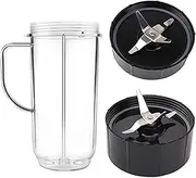 [ZUXIM] 2X Cross Blade with Replacement 22oz Cup 250w, for Magic Bullet, MB1001 Blender Blade