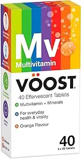 Voost Multivitamin Orange Effervescent Tablets 40 Pack