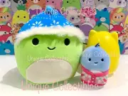 Squishmallows Danny the Dinosaur 5" & Grayson the Dinosaur 2" Plush Bundle NEW