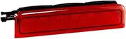 DEMULAX 1Pcs Level Rear Brake Light, for VW, for Caddy, III Box 2004-2015 2K0945087C Estate Tail Stop Lamp Bulbs Car Brake Light(BLACK 1pcs RED Lens)