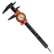 Dial Caliper 6-inch Plastic Electronic Vernier Caliper 6 Inches Micrometer Gauge