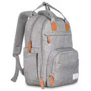 Ergonomic Baby Diaper Backpack w/ Insulated Pockets & Thick Shoulder Straps