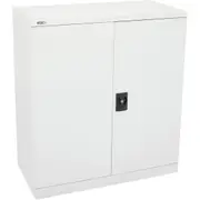 GO STATIONERY CUPBOARD H1015xw910xd450mm Silver Grey