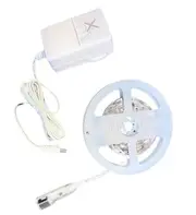 LEDware Led Flex Ribbon Strip Kit 12V 5M RGB LED/m Inc. Power Adapter Remote