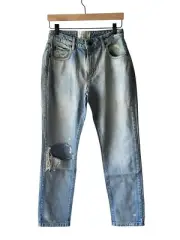 One Teaspoon Size 27 AWE Baggies Distressed & Bleached Jeans - New