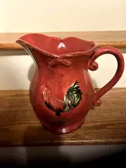 Raymond Waites Certified International VINTAGE FARM 9x10" Handled PITCHER NEW!
