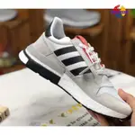 正版 愛迪達ADIDAS三葉草ZX500 RM BOOST爆米花男女款運動休閒跑步鞋G27577 休閒鞋