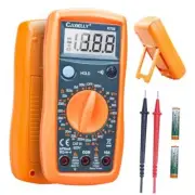 Anti-Burn with Double Fuses Digital Multimeter, Voltage Tester, Fast and