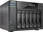 Asustor Lockerstor 6 Gen 2 AS6706T | 6 Bay NAS, Quad Core 2.0GHz CPU, 4 M.2 PCIe 3.0 SSD Slots, 2 2.5GbE Ports, 8GB RAM DDR4, Network Attached Storage (Diskless)