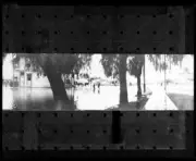 flooded intersection of Jefferson Boulevard and Vermont Street sho - Old Photo