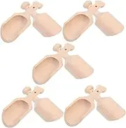 STOBAZA Wooden Tea Spoons Set 10pcs Mini Japanese Style Spoons for Honey Tea Salt Utensils