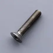 M6 x 30 mm Titanium Ti Screw Bolt Allen Hex Socket Flat Head Aerospace Grade