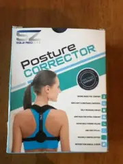 Unisex Posture Corrector/ Back Support Brace Black One Size Adjustable NWT