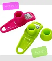 Multifunctional Garlic or Ginger Masher, Only Pink available Green Is Sold Out