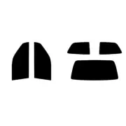 For Renault Clio 3-door Hatchback 1990-98 Full Pre Cut Window Tint Kit Film Film