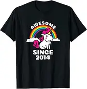 [X.Style] Unicorn Girl Rainbow 5 Year Old Birthday Since 2014 5th ds1476 T-Shirt (S)