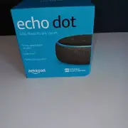 Amazon Echo Dot. 3rd Generation Smart Speaker. Black. Sealed In Factory Box....