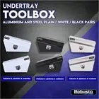 750mm Pair Undertray Toolbox Steel Aluminium Under Tray Underbody Tool Box UTE