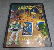 Toy Story Disney Pixar 1996 Framed Print Ad 8.5x11