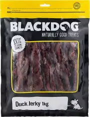 BLACKDOG DUCK JERKY 1KG All FAST FREE SHIPPING AU