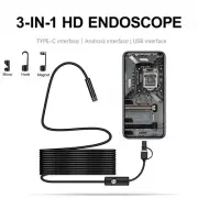 Megapixels HD USB C Borescope Inspection Camera Endoscope Type C for Android New