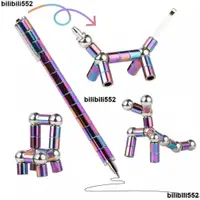 在飛比找蝦皮購物優惠-懸浮筆 磁鐵筆磁力筆懸浮筆磁吸解壓減壓文具玩具吸鐵石磁環磁性