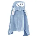 Infant Hooded Towel Cartoon Kid Bath Towels Beach Cover Ups 70*140cm C1Q4