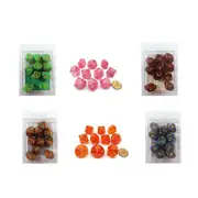 [Chessex] D10 Tens Dice (10 Dice) - Pink/Silver