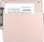 SSD Hard Disk, Mobile SSD 2.5 High Speed SATA3 6.0Gb/s SSD Hard Disk + 12.7mm Hard Disk Tray Holder Set for Most Desktop and Notebook (480G)
