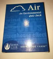 new childs adults Knowledge Cards deck air environmental quiz sierra club fun