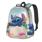 a362 Cartoon Stitch Backpack Large Capacity Lightweight Travel Unisex Waterproof Backpacks For Men Women Gne362