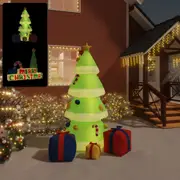 Inflatable Christmas Tree with LEDs Holiday Decoration Multi Models vidaXL
