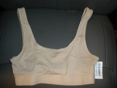 NEW Old Navy Small Tan Sports Bra Not Padded