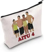 G2TUP Survivor Makeup Bag Survivor Survivor TV Show Gifts Survivor Aitu 4 Gifts Cook Islands Zipper Bag, AI-TU 4, Fit