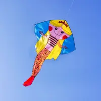 在飛比找PChome24h購物優惠-超大美人魚公主造型風箏(362*236)(全配/附150米輪