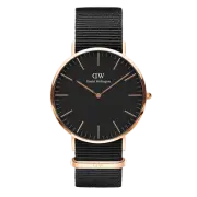 Daniel Wellington Classic 40mm Cornwall Men's Black Watch DW00100148