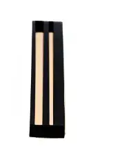 [Cudworth] Stainless SteelIon Plated Double Layer Tie Slide in Gold/Black