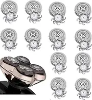 Shaver Replacement Blades compatible with Sku*l Shaver Pitbull Gold PRO Shaver Replacement Blade,Shaver Replacement Heads for Pitbull Platinum Pro Shaver (3Set(12blades))