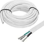 uxcell 3 Core 14AWG Marine Wire 20 Ft Tinned Copper Insulated Boat Cable with PVC Jacket for Automotive Boat Marine Speakers