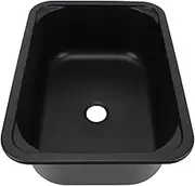 Jiawu RV Sink, Stainless Steel, Undermount, Single Bowl, 12L, 14.5in Mounting Hole