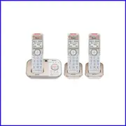 Bluetooth Cordless Phones for Home - 3 Handsets & Digital Answering System