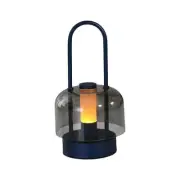 Dark Blue Portable Rechargeable LED Lantern - Touch Control, Adjustable Brightne